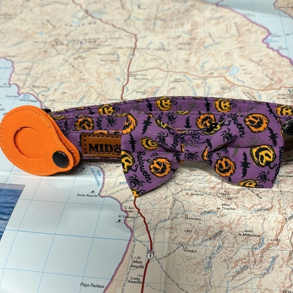 Halloween AirTag Dog Collar, Fashion Dog Collar for Small dog